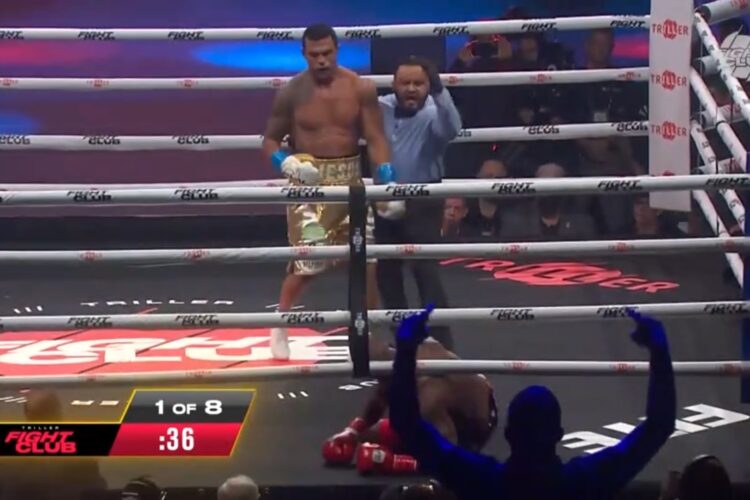 Vitor Belfort simán TKO-zta Evander Holyfieldet