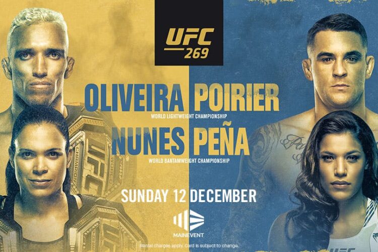 UFC 269: Oliveira vs. Poirier élő közvetítés