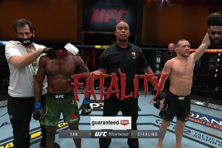 Aljamain Sterling 'megnyert minden ütésváltást Petr Yan elleni meccsén