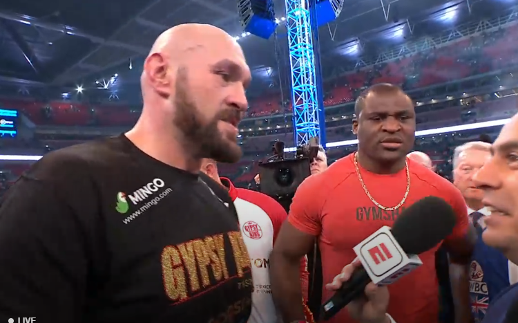 RENDKÍVÜLI: Tyson Fury hihetetlen felütéssel kiütötte Dillian Whyte-ot, majd bejelentette, hogy Ngannou-val fog bokszolni