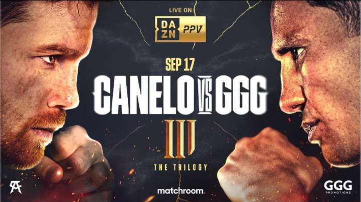 HIVATALOS: CANELO VS GGG 3 Szeptember 17-én!