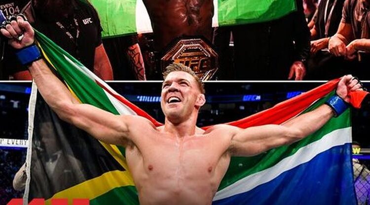 Dricus Du Plessis Afrikában szeretne bunyózni Adesanyával a címért