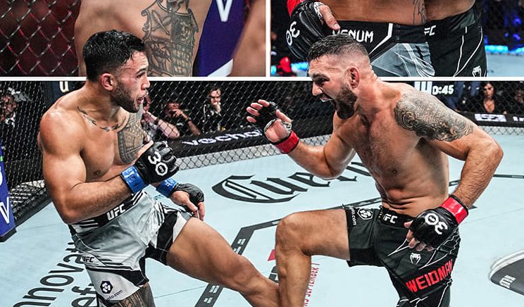 Chris Weidman pontozással kapott ki Brad Tavarestől, aki szanaszét rúgta a lábait