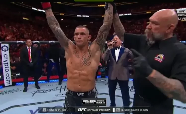 Dustin Poirier kiütötte Saint Denist!