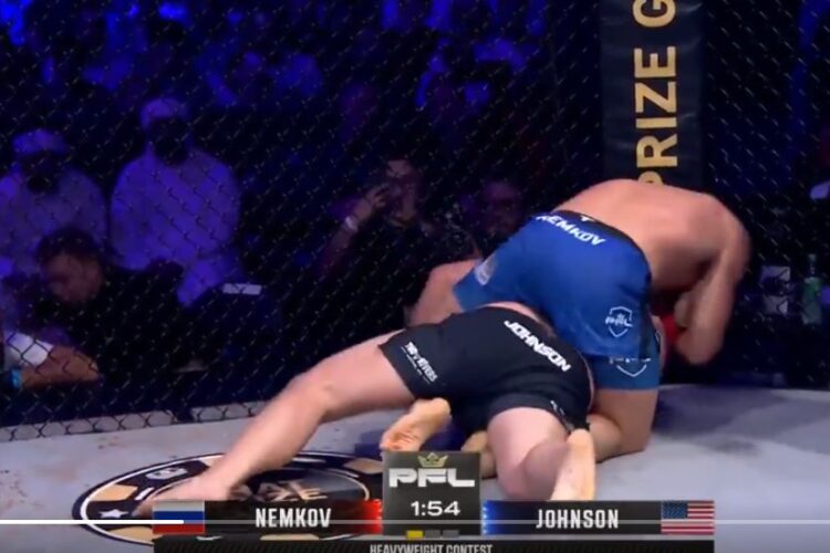 Vadim Nemkov az elsőben szubolta Timothy Johnsont a PFL Championship Series 1-en