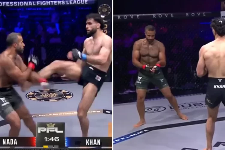 Akkora rúgást kapott, hogy eltört a karja az MMA fighternek a PFL gálán