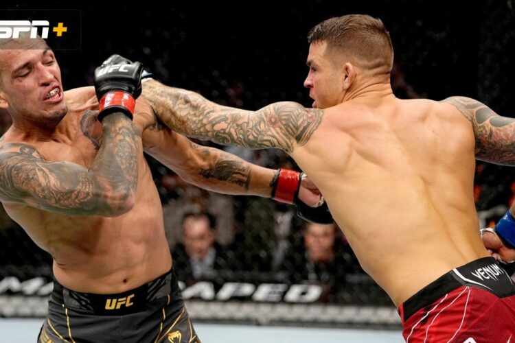 Charles Oliveira: Dustin Poirier a legjobb bokszoló, akivel bunyóztam, legyőzi Hollowayt a UFC 318-on - TD