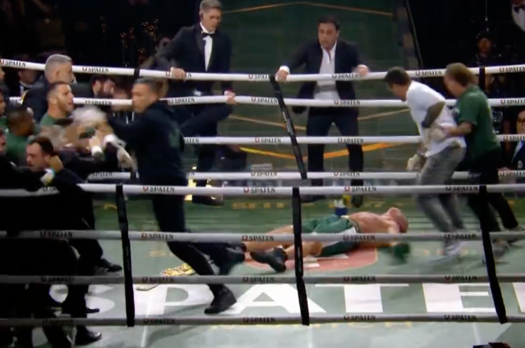 Wanderlei Silvát kiütötték a meccs utáni balhéban a Spaten Fight Night 2-n