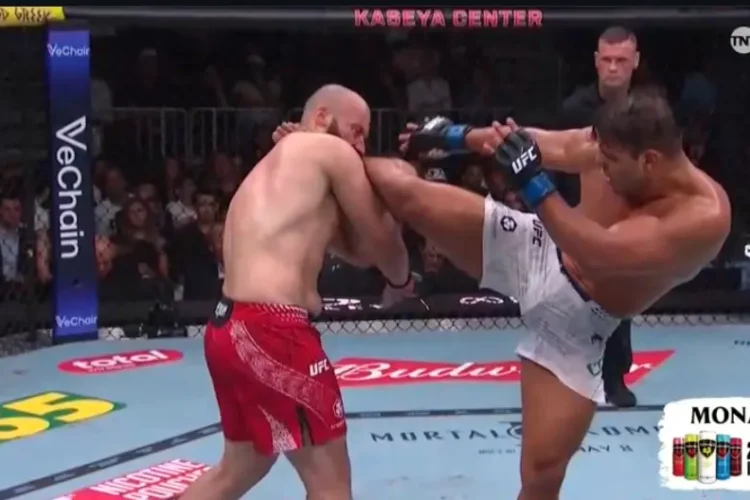 Paulo Costa TKO-zta a veretlen Murzakanovot a UFC 327-en