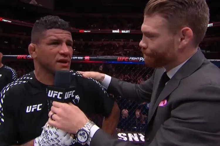 Gilbert Burns nem tervezett még visszavonulni – a meccs után azonnal döntött