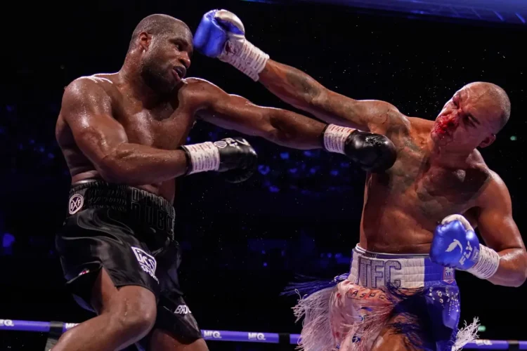 Daniel Dubois egy brutális csatában, a 11. menetben állította meg Fabio Wardleyt