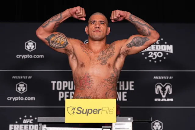 UFC Fehér Ház mérlegelés: Alex Pereira nehezebb volt, mint Ciryl Gane